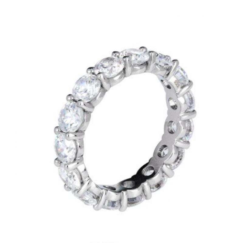 Tani By mineTani Round Cut Eternity Ring Ms3r204n