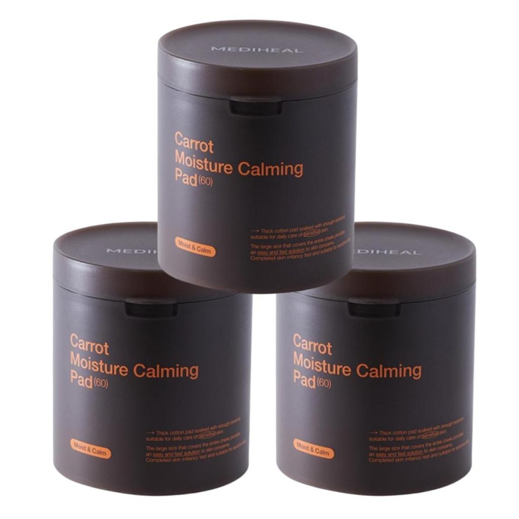 Mediheal Carrot Moisture Calming Pad 250ml  60ea