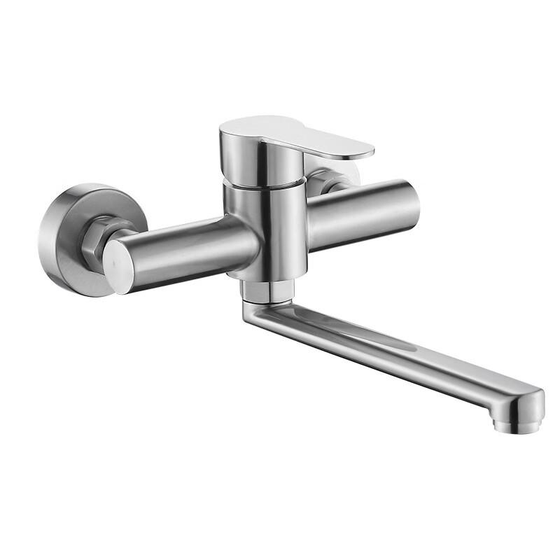 OEING Wall-Mounted Brass Swivel Faucet