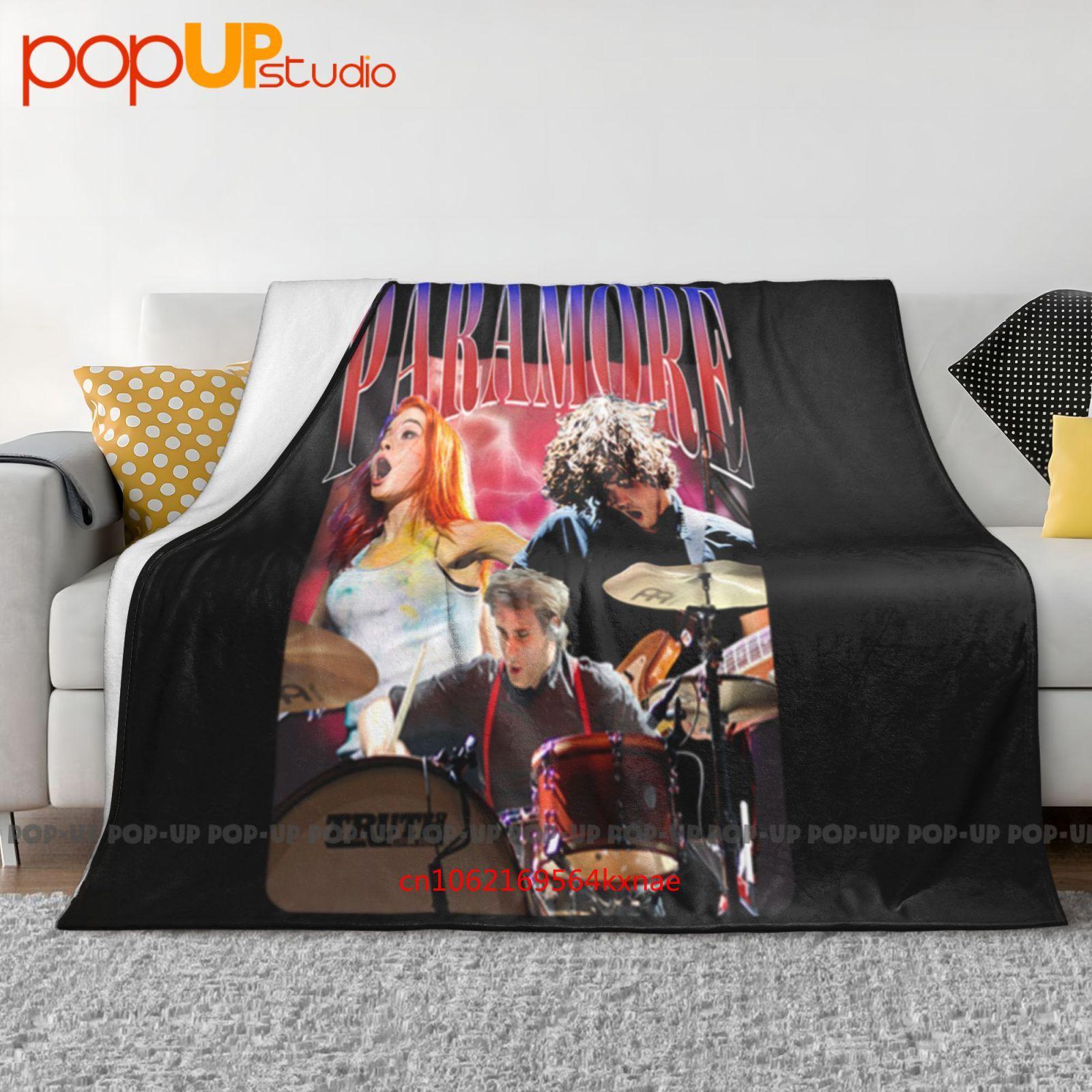 Paramore Rock Band 2023 Hayley Williams Homage Vintage Classic Ultra-Soft Blanket Quilt Winter Sofa Cover Bed Covers 30x40in