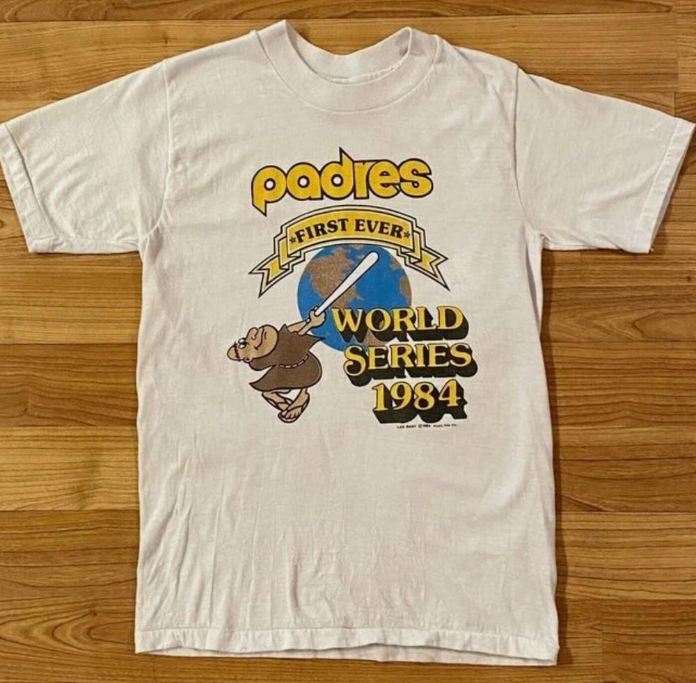 

Редкая футболка 1984 года San Diego Padres, первая в истории футболка Мировой серии S