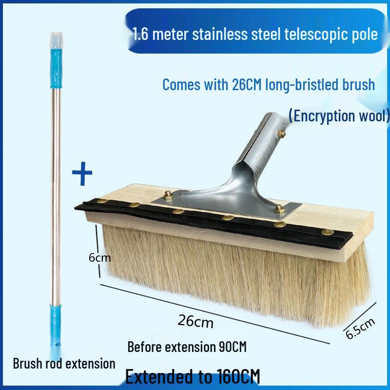 Truck & Bus Cleaning Boar Bristle Brush and Snow Mop