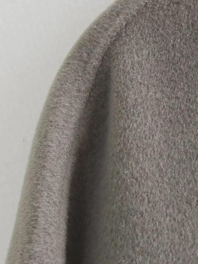 2024 Women's Woolen Kimono-Style Spring Coat