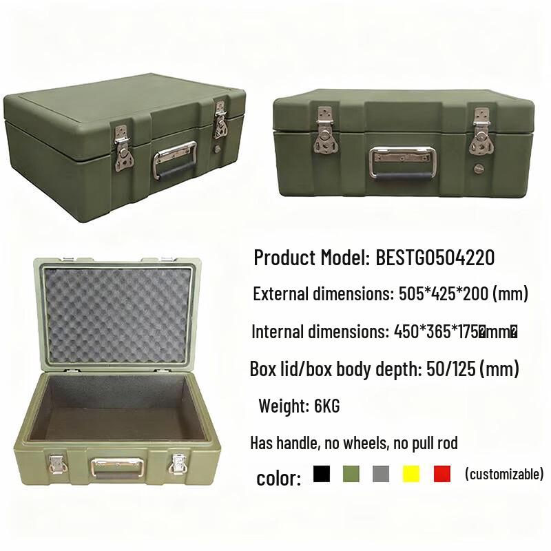 Heavy-Duty Rotomolded Equipment Case