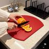 Double-Sided Chopping Board, Food-Grade Bendable Cutting Board for Fruit Veggie, Non-Slip Mildew-Proof Anti-Corrosion Kitchen Mat