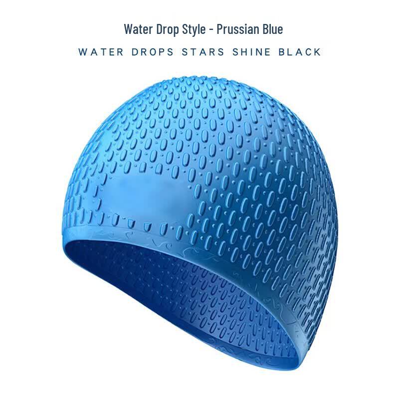 

Junwen Kids Silicone Waterdrop Swimming Cap