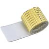 Golden Glass Mosaic Wall Stickers Self Adhesive Decorative Tile Decals for Home 1 Roll