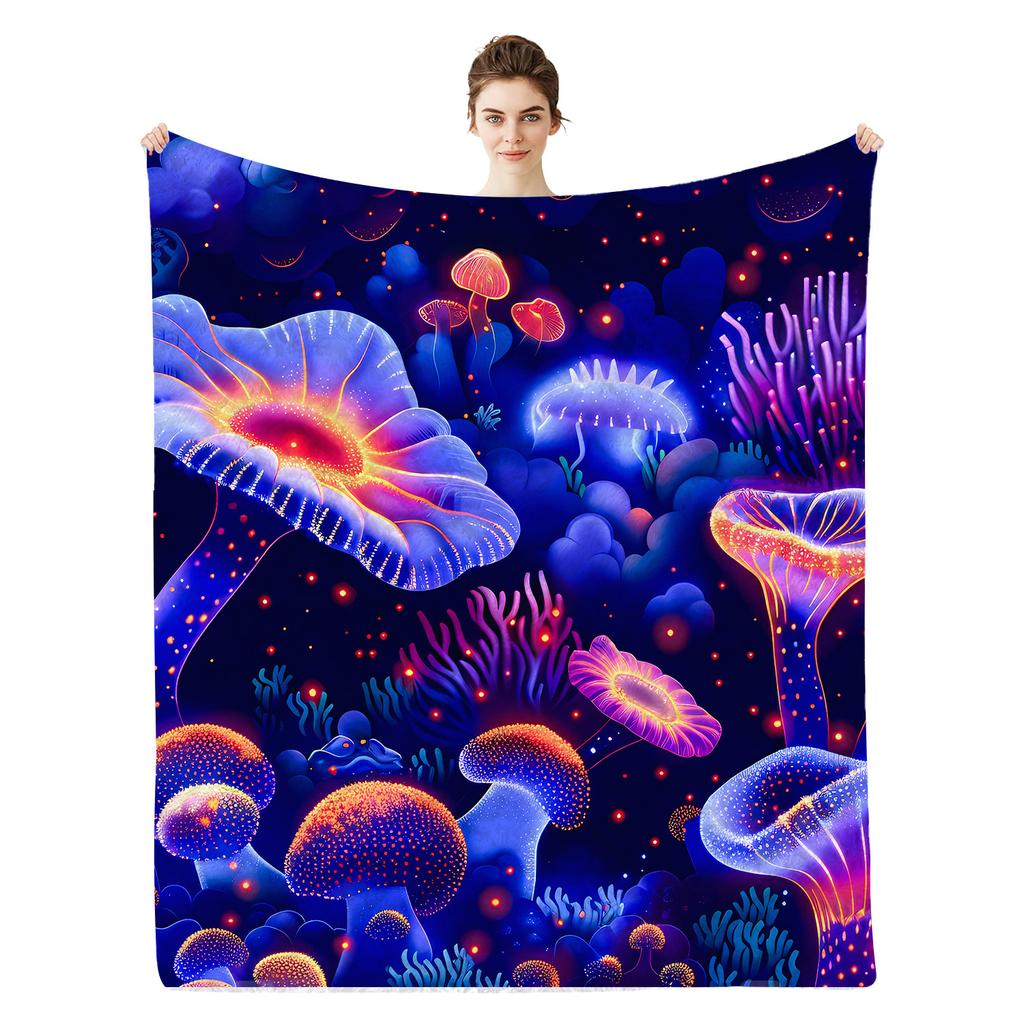 Hot Air Balloon Blanket Flannel Blanket Nap Blanket Blanket