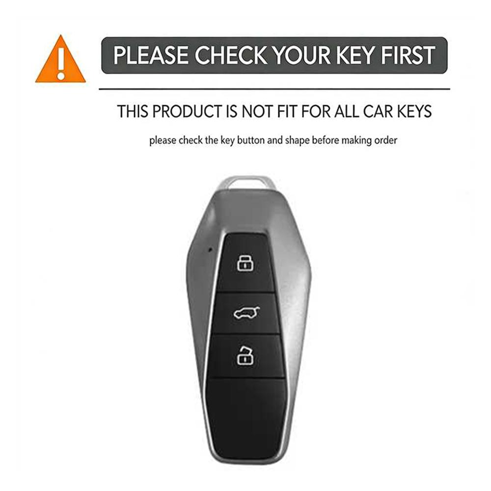 Car Remote Key Case Shell For Chery Icar03 Remote Key Cover Special Shuxiangjia Eq7 3-Button Key Soft Silicone Protective Cover