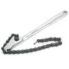 Chain Wrench High Hardness Surface Polished ChromePlated Chrome Vanadium Steel Hand Tool(12in )