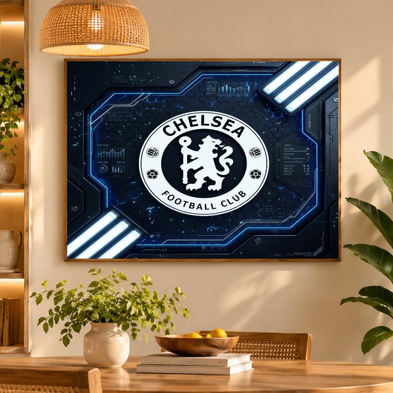 5D Diamond Painting Chelsea FC DIY Full Drill Diamond Art Kit Home Decoration