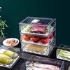 1Pc/Kitchen Refrigerator Storage Box Drawer-Type Crisper Egg Meat Food Freezing Storage Box