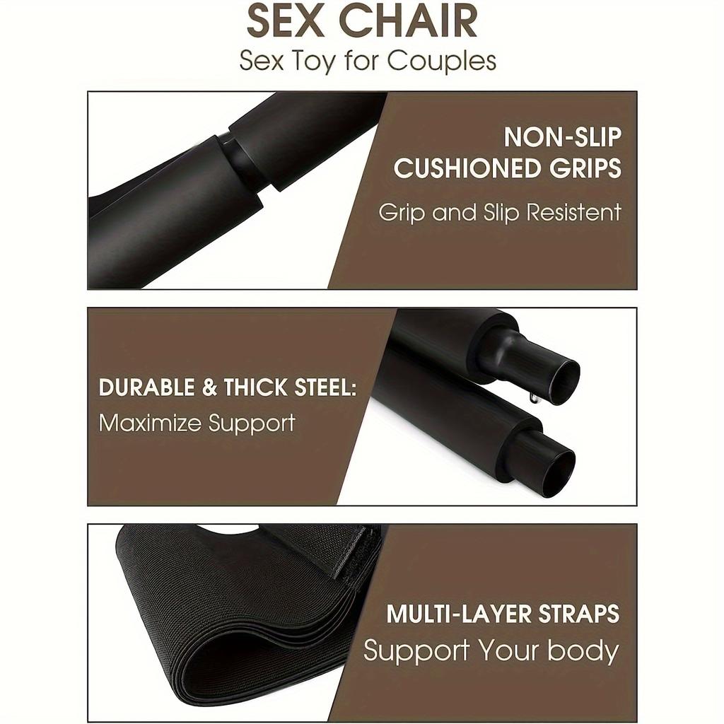 1pc Sex Position Enhancer Sex Chair Stools Sexual Furniture Love Novelty Toy With Handrail For Couples Adult Games Sex Adult Supplies