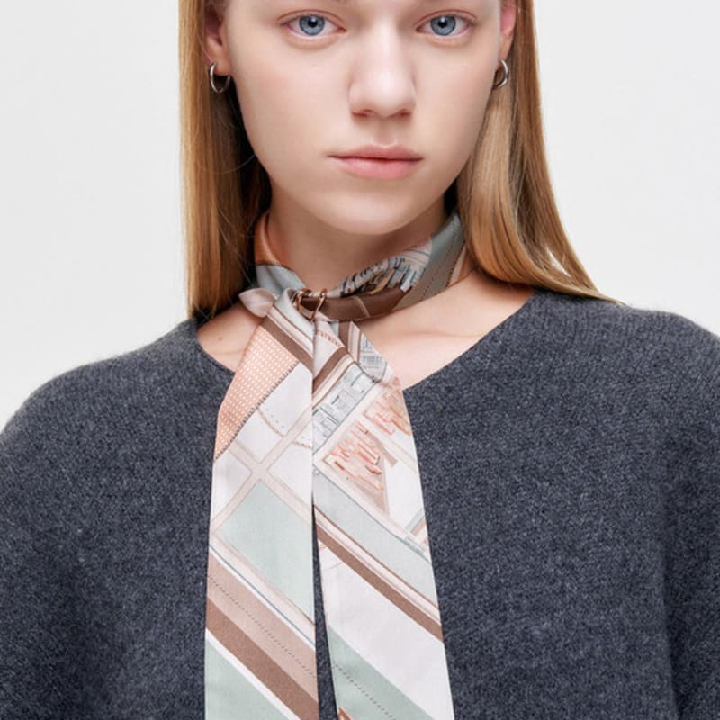 Saint Luxure Lame Khaki Gray