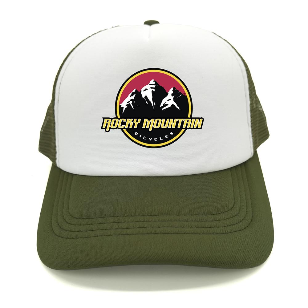Rocky Mountain Bike Trucker Cap Unisex Funny Rocky Mountain Hat Baseball Cap Cool Summer Unisex Mesh Net Caps