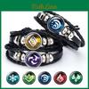 Genshin Impact Leuchtendes Verstellbares Armband Mit Pu-Leder Und Legierung Für Paare