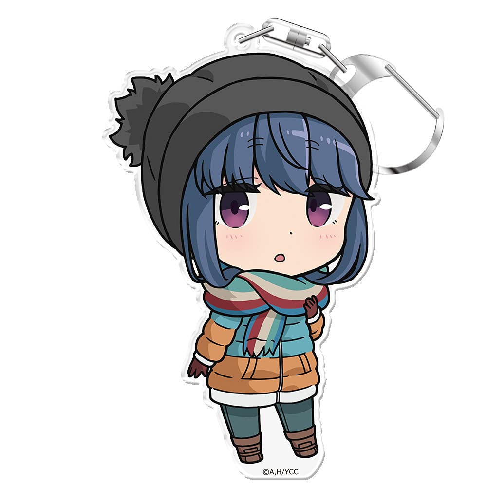 Yurucamp Puni Keychain Shima Rin Colle! (with Stand) [SEASON 2]