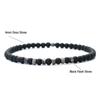 Modna Męska Bransoletka Naturalne Oko Tygrysa Cesarski Mały Kamień Koraliki 4mm Bransoletka Męskie Akcesoria Biżuteria Plażowa Bohemia Pulsera