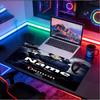 Custom Name Personalized Damon Salvatore Pattern Mousepad, Laptop PC Desk Mat, Decorative Desk Mat for Home Keyboard Pad Gift