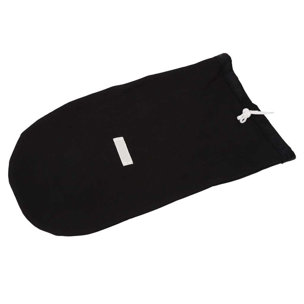 Gipsstrømpe med stropper Svart bomullsfleece Gips tåbeskytter Varmer for rehabilitering etter brudd