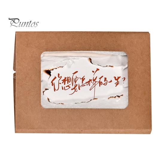 

Поздравительная открытка своими руками с горящим рождественским пламенем, поздравительная открытка со спичками, конверт для подарка на день рождения, годовщину праздника жёлтый