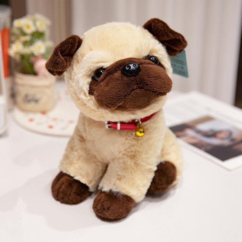 Cute puppy dog Shiba Inu doll plush toy Pekingese Bianmu teddy dog doll children soothing doll