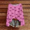 Long Sleeve Shirts For Women Printed Tees Blouses Casual Plus Size Basic Tops Pullover Casual Tunic Top Loose FitShirt