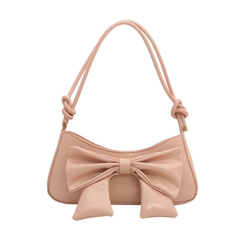 Personality Trend Beautiful Simple Messenger Bag Women's Bag Summer Fashion Casual Bow Shoulder Armpit Bag