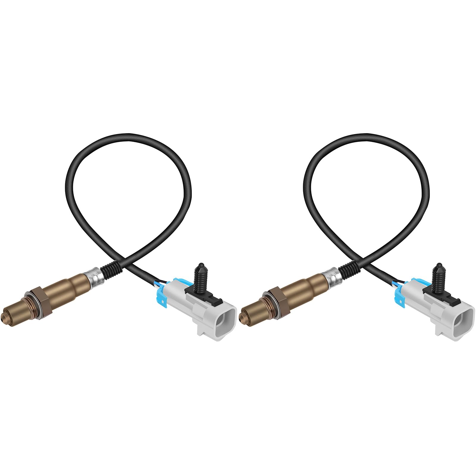 

QIJIAUTO O2 Oxygen Sensor Upstream and Downstream for 2002-2004 Isuzu Rodeo 2002-2004 GMC Sonoma SG1857 S чёрный