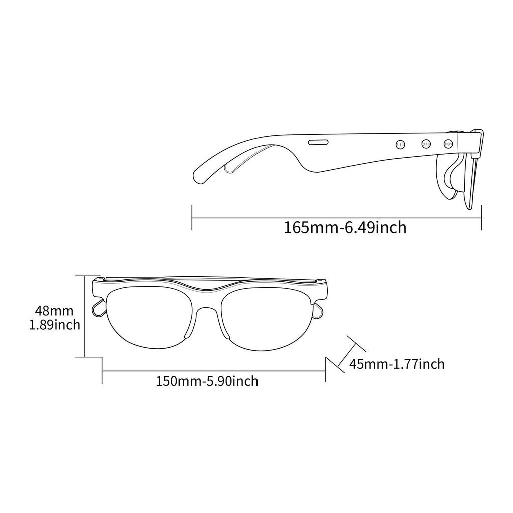 Ochelari Bluetooth Smart XG88Pro: Audio HD Wireless, Protecție împotriva Luminii Albastre pentru Sport și Ciclism