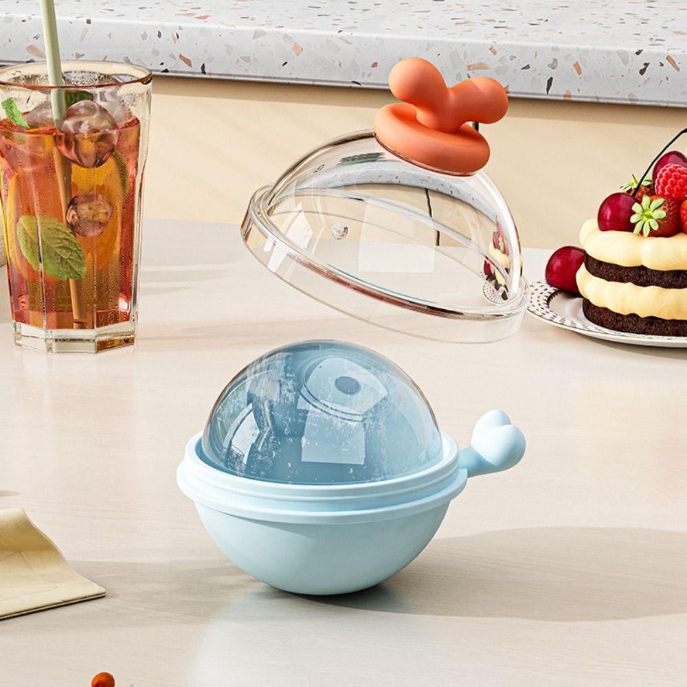 

Round Ice Cube Mold Cute Ice Box Bar Tool Ball Ice Maker Refrigerator синій