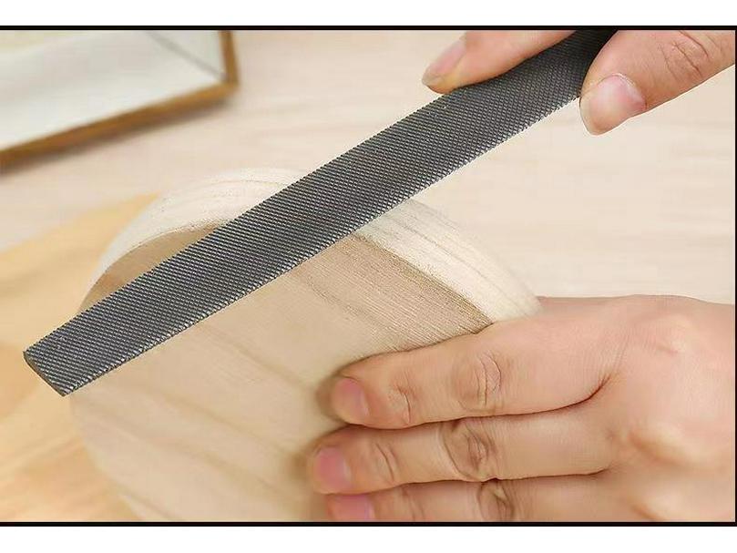 Steel File Set: Round, Half-Round, Flat, Triangular Metal Woodworking Grinding Tools