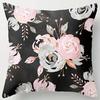 Home Decor Floral Watercolor Pattern Throw Pillow Covers Pattern Cushion Cover Suitable For Sofa Bedroom Car Pillow Cover