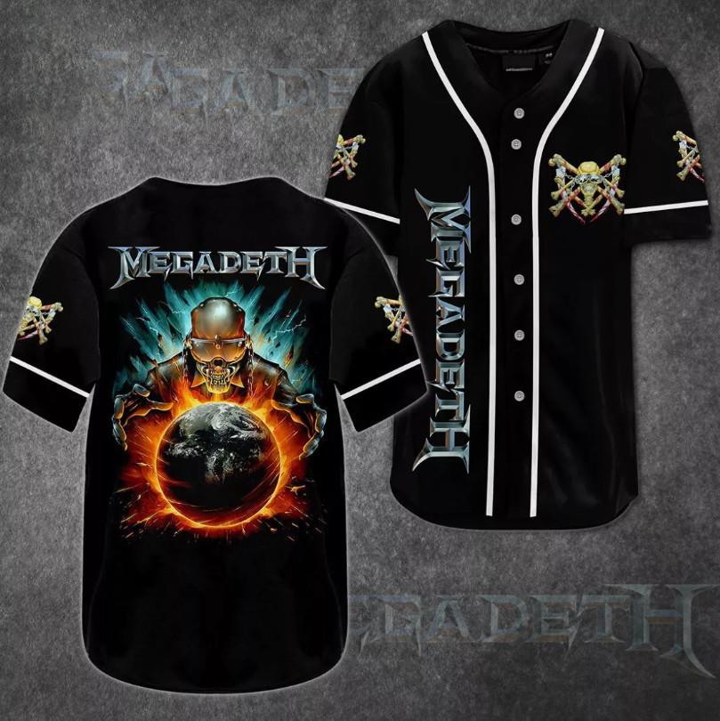 New! 2025, 2024 Megadeth Band Tour Concert T-shirt Full Size Unisex T-Shirt S