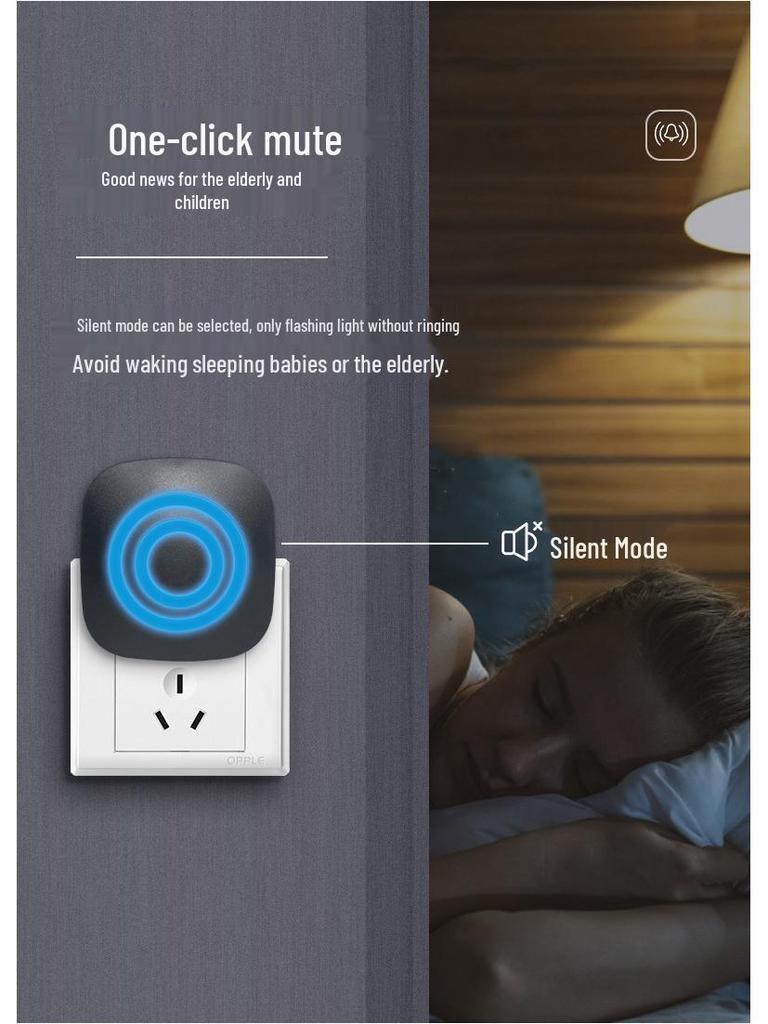 Wireless Waterproof Infrared Sensor Doorbell with Elderly Pager and FCC-ID Certified Home Driveway Alarm
