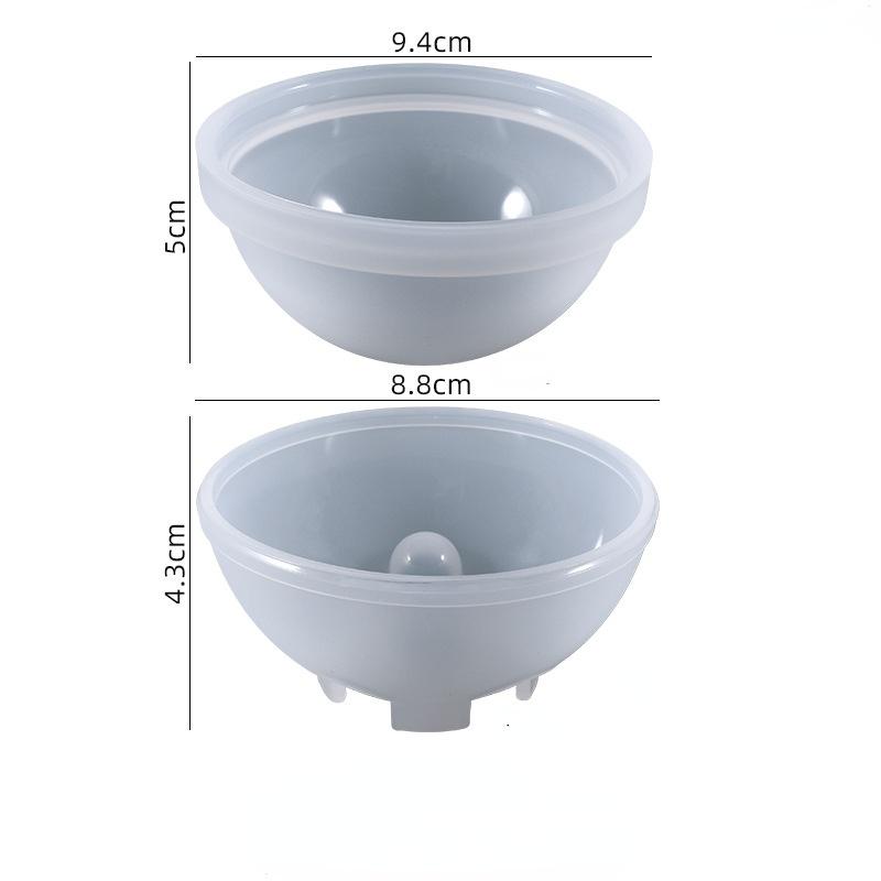 DIY Crystal Epoxy Resin Mold Bowling Fun Play Table Jewelry Silicone Mold Spot Light Grey