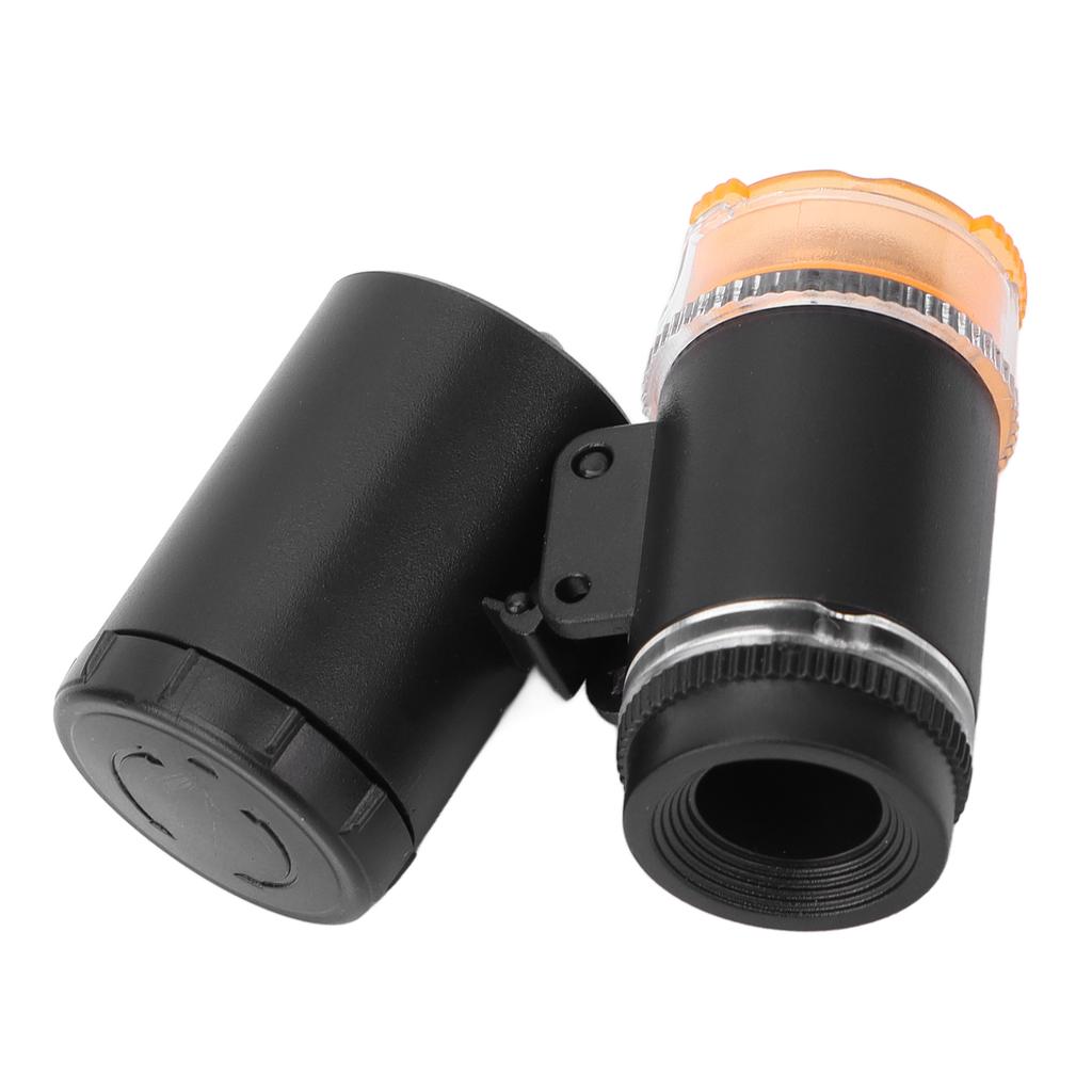 60X   Vergrößerung Lupe Tragbar Schmuck Kassen Lupe Detektor LED Licht   Mikroskop