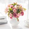 Silk Rose Artificial Flowers Wedding Home Room Valentine's Decora Fake Flower Brial Bouquet Scrapbooking Wreath Supplie Diy Gift
