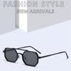 Fashion Metal Frame Polygonal Sunglasses Women Men Vintage Double-bridge Punk Sun Glasses Driving Goggles Retro UV400 Shades