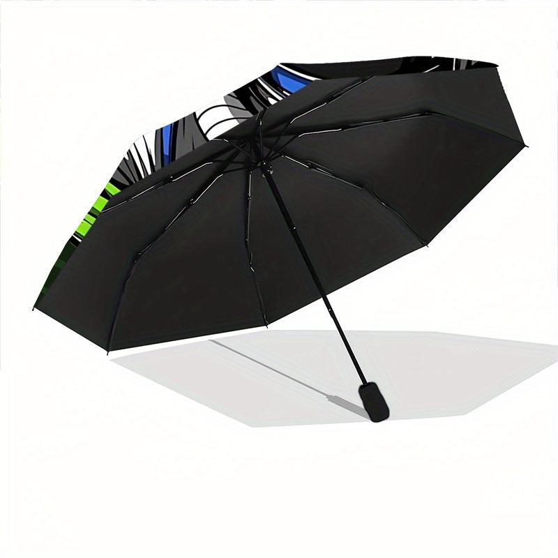 1pc Alien Space Adventure Automatic Open/Close Umbrella, Portable Folding umbrella for Everyday Use yy250826008