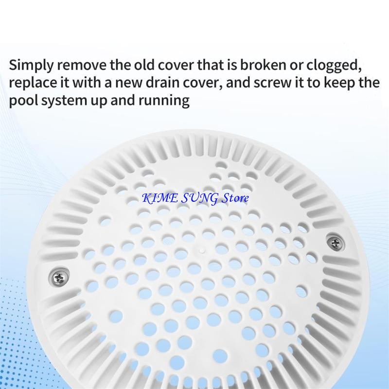 

L5BD Pool Maintenance Set Drainage Cover Plastic Texture Perfect for Concrete Pools China Mainland