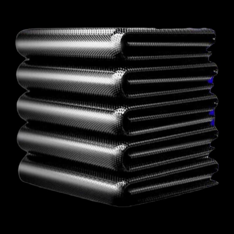 NHZHIW Flat-Top Black Garbage Bags