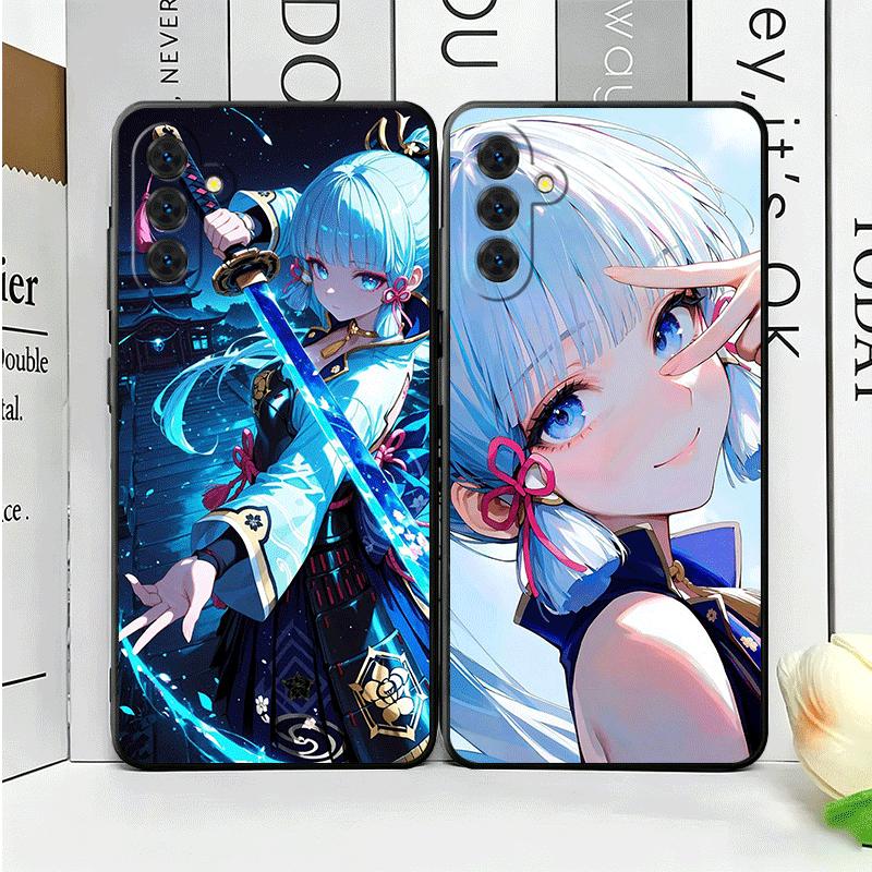 Genshin Impact Kamisato Ayaka Soft Phone Case for Samsung A17 A37 A57 A16 A26 A36 A56 A15 A25 A35 A55 A14 A24 A34 A54 A13 A23 A3