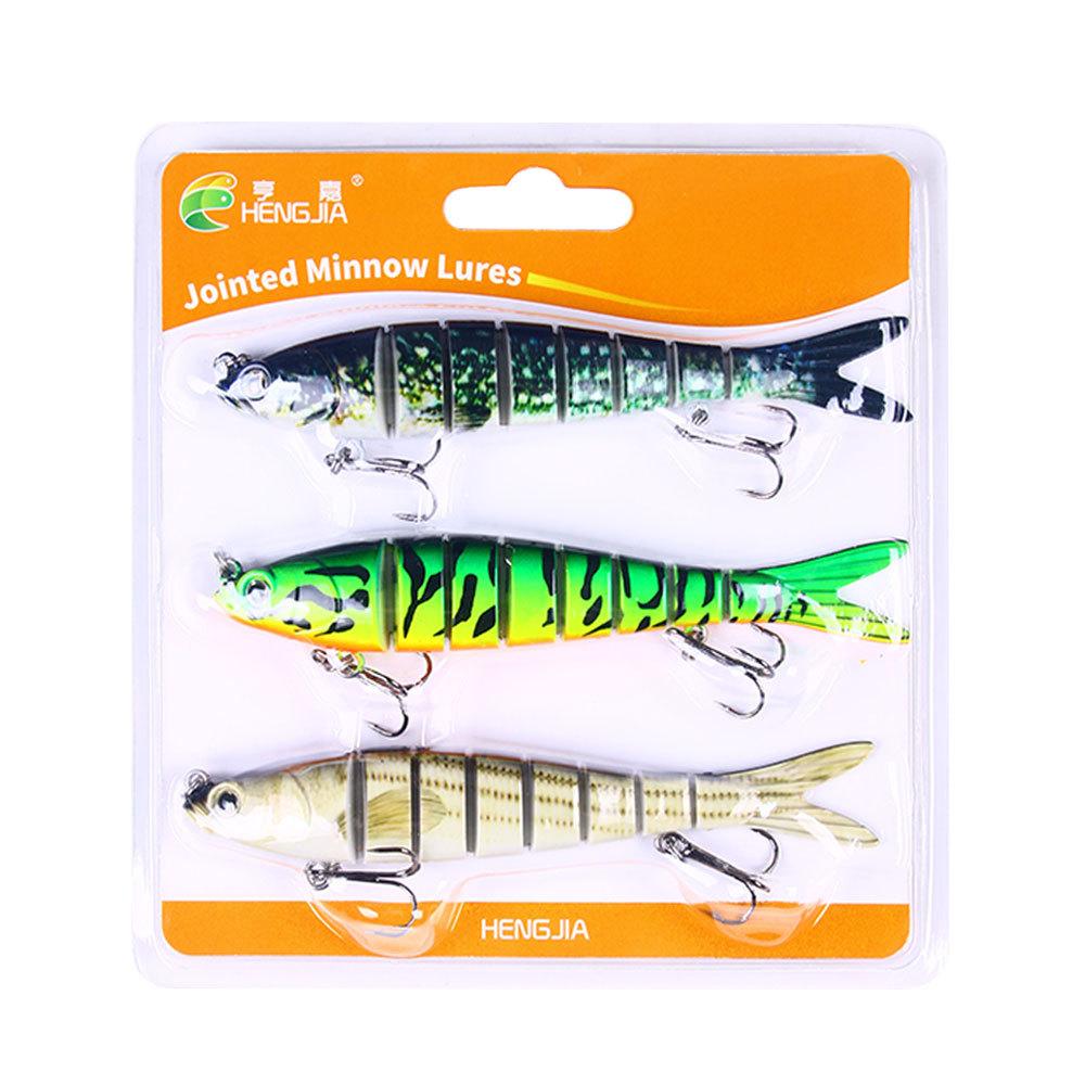 

Lure Bionic Fake Bait Multi-Section Fish13.7cm27g3Only Freshwater and Saltwater Universal Fishing Essential Gear Set 13.7cm-27G