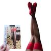 7 Colors Back Line Seamed Party Medias 10D Contrast Color Stretchy Nylon Thigh High Stockings Hot Pole Dance Clubwear