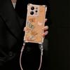 Embroidery butterfly suitable for vivoS50 mobile phone case S30 bracket lanyard S20 anti-drop S19 light luxury S18/17 soft case