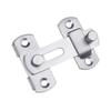 Stainless Steel Punch-Free Sliding Door Lock for Indoor Bathroom or Toilet