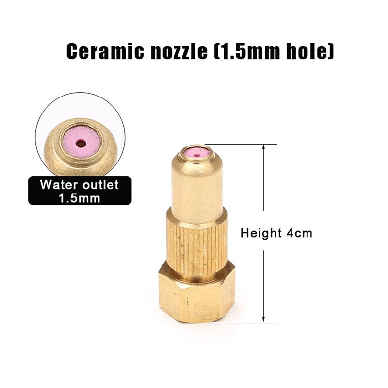 Agricultural Irrigation Nozzle 16*41*8Mm Adjustable Pottery Nozzle High Quality Pottery Adjustable Spray Effortless Installation