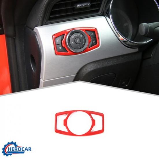 Декоративная накладка на кнопку переключателя фар для Ford Mustang 15+ и F150 15-20