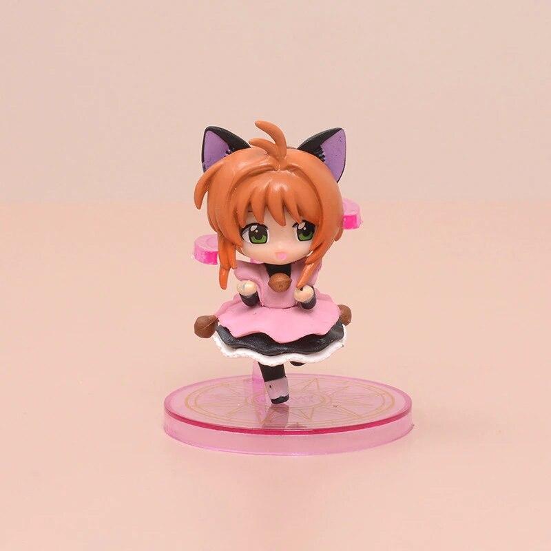 Q Version Card Captor Doll Figure Model Toy Anime Pvc Toys Cartoon Cake Models Ornaments Gifts